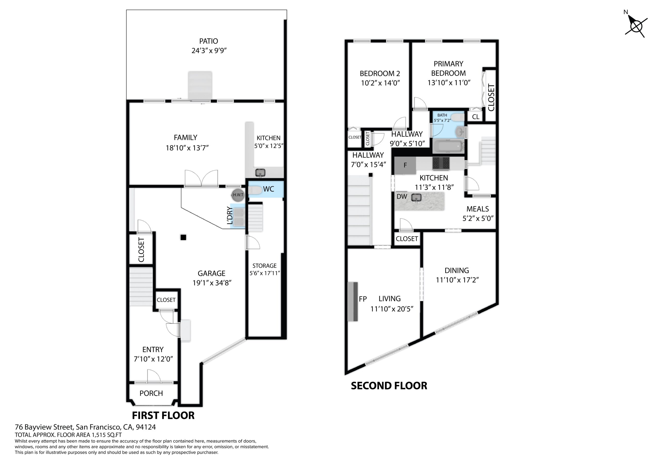 76 Bayview St, San Francisco, CA, 94124
